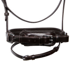 Brida inglesa Equestro de cuero con strass nueva Marrón oscuro Marrón Brida inglesa Equestro de cuero con strass nueva Marrón oscuro Marrón