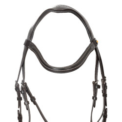 Brida anatómica de equitación Equestro con muserola curvada