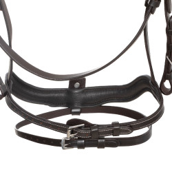 Brida anatómica de equitación Equestro con muserola curvada