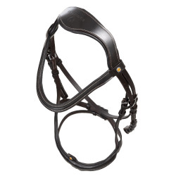 Brida anatómica de equitación Equestro con muserola curvada