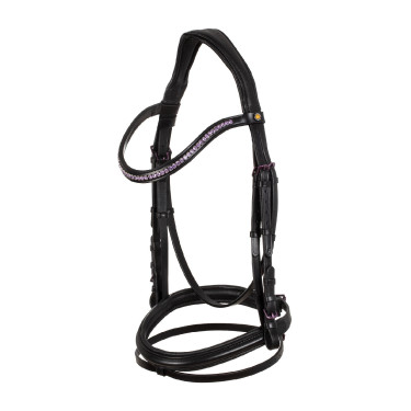 Brida anatómica Equestro de cuero Negro Brida anatómica Equestro de cuero Negro