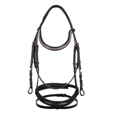 Brida anatómica Equestro de cuero Negro Brida anatómica Equestro de cuero Negro