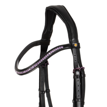 Brida anatómica Equestro de cuero Negro Brida anatómica Equestro de cuero Negro
