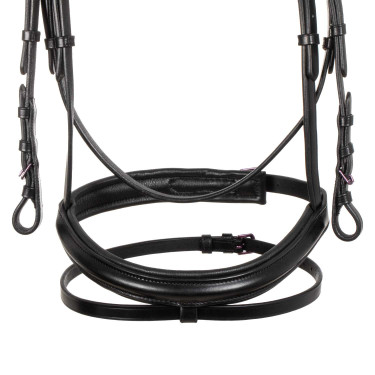 Brida anatómica Equestro de cuero Negro Brida anatómica Equestro de cuero Negro