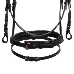 Brida anatómica Equestro de cuero Negro Brida anatómica Equestro de cuero Negro