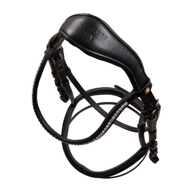 Brida anatómica Equestro de cuero Negro Brida anatómica Equestro de cuero Negro