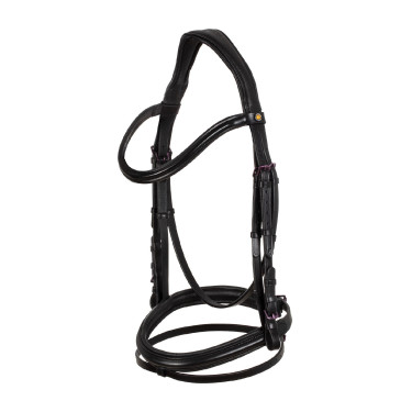 Brida anatómica Equestro de cuero Negro Brida anatómica Equestro de cuero Negro