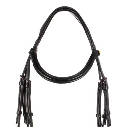 Brida anatómica Equestro de cuero Negro Brida anatómica Equestro de cuero Negro