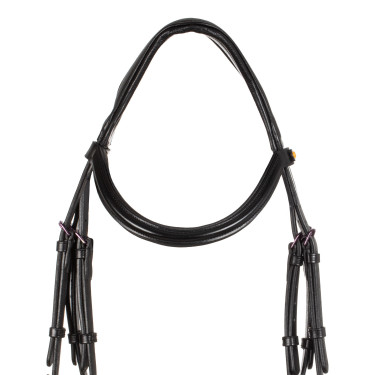 Brida anatómica Equestro de cuero Negro Brida anatómica Equestro de cuero Negro