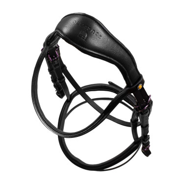 Brida anatómica Equestro de cuero Negro Brida anatómica Equestro de cuero Negro