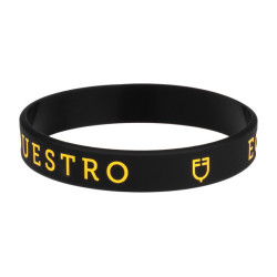 Pulsera de silicona Equestro Negro / amarillo