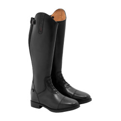 Botas infantiles Supreme wide calf con cordones Negro