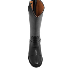 Botas infantiles Supreme wide calf con cordones Negro