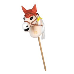 Capucha para hobby horse Equestro Rojo ladrillo Capucha para hobby horse Equestro Rojo ladrillo