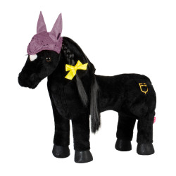 Bonete para juguete de caballo Equestro Rosa gris oscuro