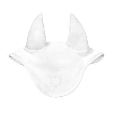 Gorro Equestro Silica con logo Blanco
