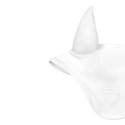 Gorro Equestro Silica con logo Blanco