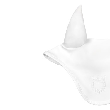 Gorro Equestro Silica con logo Blanco