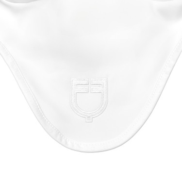 Gorro Equestro Silica con logo Blanco