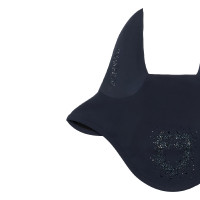 Bonete Equestro de tejido técnico con logotipo de strass Negro Bonete Equestro de tejido técnico con logotipo de strass Negro