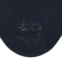 Bonete Equestro de tejido técnico con logotipo de strass Blazer marino / blazer marino Azul marino