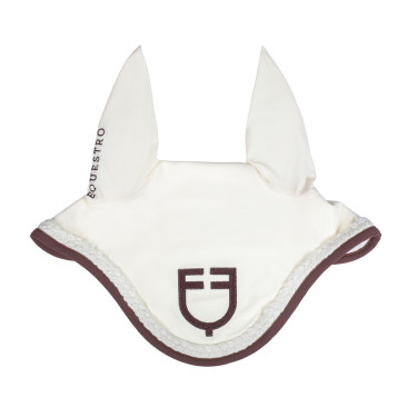 Capucha Equestro con cordón trenzado Blanco antiguo / marrón Capucha Equestro con cordón trenzado Blanco antiguo / marrón