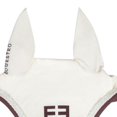 Capucha Equestro con cordón trenzado Blanco antiguo / marrón Capucha Equestro con cordón trenzado Blanco antiguo / marrón