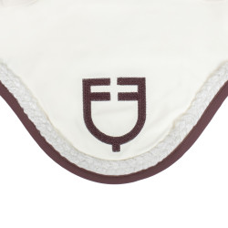 Capucha Equestro con cordón trenzado Blanco antiguo / marrón Capucha Equestro con cordón trenzado Blanco antiguo / marrón