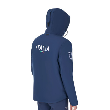 Chaqueta impermeable hombre Equestro x FISE Americana marina Azul marino