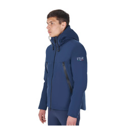 Chaqueta impermeable hombre Equestro x FISE Americana marina Azul marino