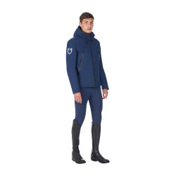 Chaqueta impermeable hombre Equestro x FISE Americana marina Azul marino