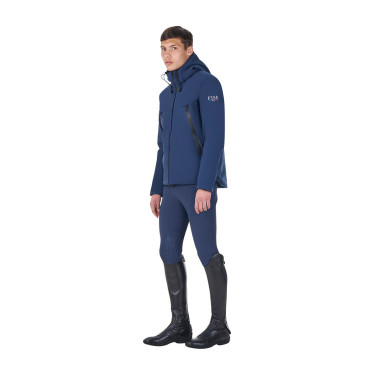 Chaqueta impermeable hombre Equestro x FISE Americana marina Azul marino