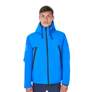 Chaqueta impermeable hombre Equestro x FISE Azul de Savoie