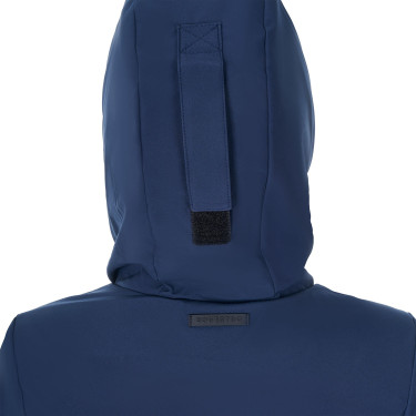 Chaqueta impermeable de mujer Equestro x FISE Americana marina Azul marino