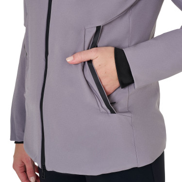 Chaqueta de equitación mujer Equestro impermeable y cortaviento