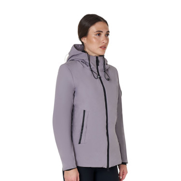 Chaqueta de equitación mujer Equestro impermeable y cortaviento