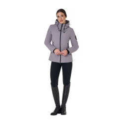 Chaqueta de equitación mujer Equestro impermeable y cortaviento