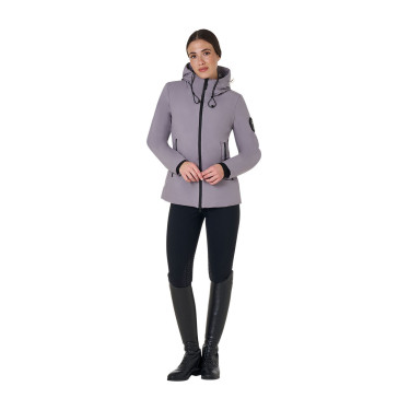 Chaqueta de equitación mujer Equestro impermeable y cortaviento