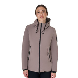 Chaqueta Equestro para mujer repelente al agua y cortaviento Atigrado Marr&amp;amp;amp;oacute;n