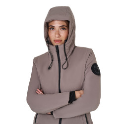 Chaqueta Equestro para mujer repelente al agua y cortaviento Atigrado Marr&amp;amp;amp;oacute;n