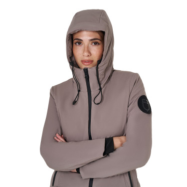 Chaqueta Equestro para mujer repelente al agua y cortaviento Atigrado Marr&amp;amp;amp;oacute;n