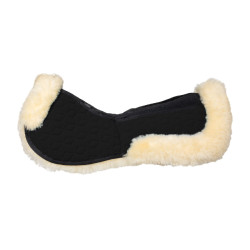 Amortiguador Equestro de elastano con bolsillos y forro de piel de oveja Negro / natural