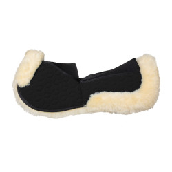 Amortiguador Equestro de elastano con bolsillos y forro de piel de oveja Negro / natural