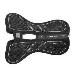 Amortiguador Acavallo Sublime impact 0 medio panel con cruz libre alzador delantero Negro
