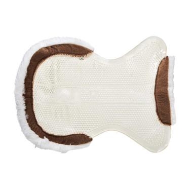 Amortiguador Acavallo Gel NS-S Classic-S recortado plano medio Transparente / borrego blanco Amortiguador Acavallo Gel NS-S Classic-S recortado plano medio Transparente / borrego blanco