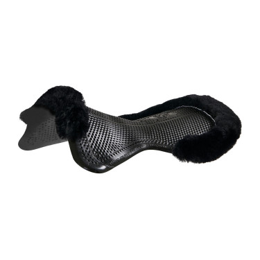 Amortiguador Acavallo Gel NS-S Classic-S recortado plano medio Negro / oveja negra