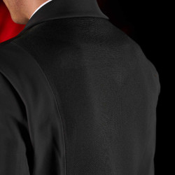 Chaqueta de concurso para hombre Equestro Ridertechnology con costuras termoselladas Negro