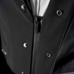 Chaqueta de concurso para hombre Equestro Ridertechnology con costuras termoselladas Negro