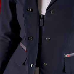 Chaqueta de concurso para mujer Equestro Ridertechnology con costuras termoselladas Marino Azul marino Chaqueta de concurso para mujer Equestro Ridertechnology con costuras termoselladas Marino Azul marino