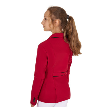 Chaqueta de concurso Equestro para niña en tejido técnico Scooter Beige